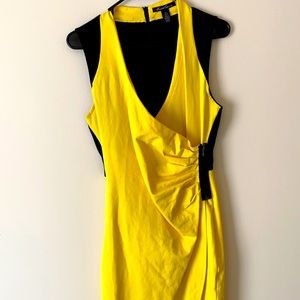 Kenneth Cole| Women’s black and yellow dress size 10